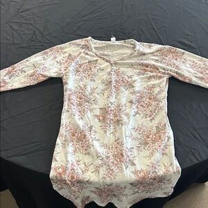 Floral Long Sleeve Women's Top